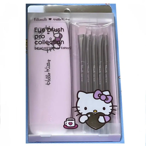 [BUNJANG] Fillimilli Hello Kitty Eye Brush Pro Collection Silver Edition / 필리밀리 헬로키티 아이 브러시 프로 컬렉션 실버 에디션