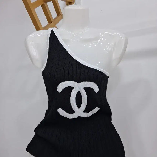 [BUNJANG] Nat Neck Sleeveless Top / 나트 넥 나시