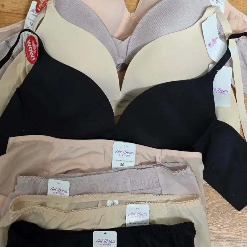 [BUNJANG] Venus Women's Lingerie Set (Bra & Panty) / 바이 비너스 여성 속옷 세트 (브라팬티)