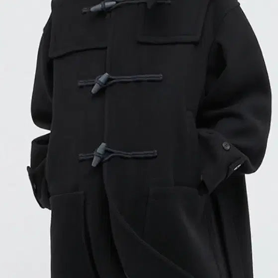 [BUNJANG] Uniqlo +J Jil Sander Oversized Duffle Coat Black M / 유니클로 +J 질샌더 오버사이즈 더플코트 블랙 M