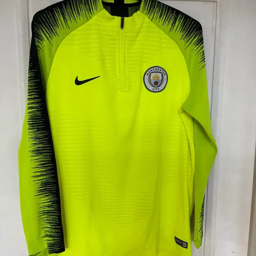 [BUNJANG] Manchester City 18-19 VaporKnit Drill Top / [새상품 L]맨시티 18-19 베이퍼니트 드릴탑