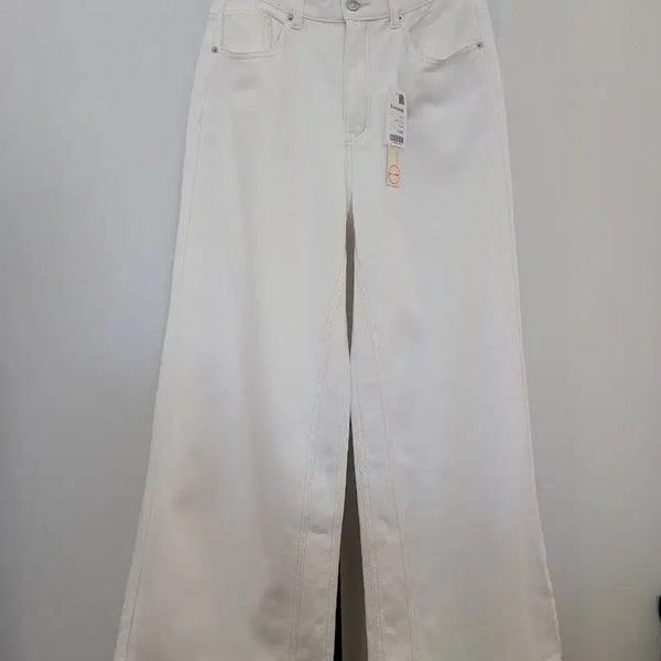 [BUNJANG] 8seconds Cream Wide Denim Pants Size 29 / 에잇세컨즈 와이드 크림 데님 팬츠 29사이즈 택달린 새제품