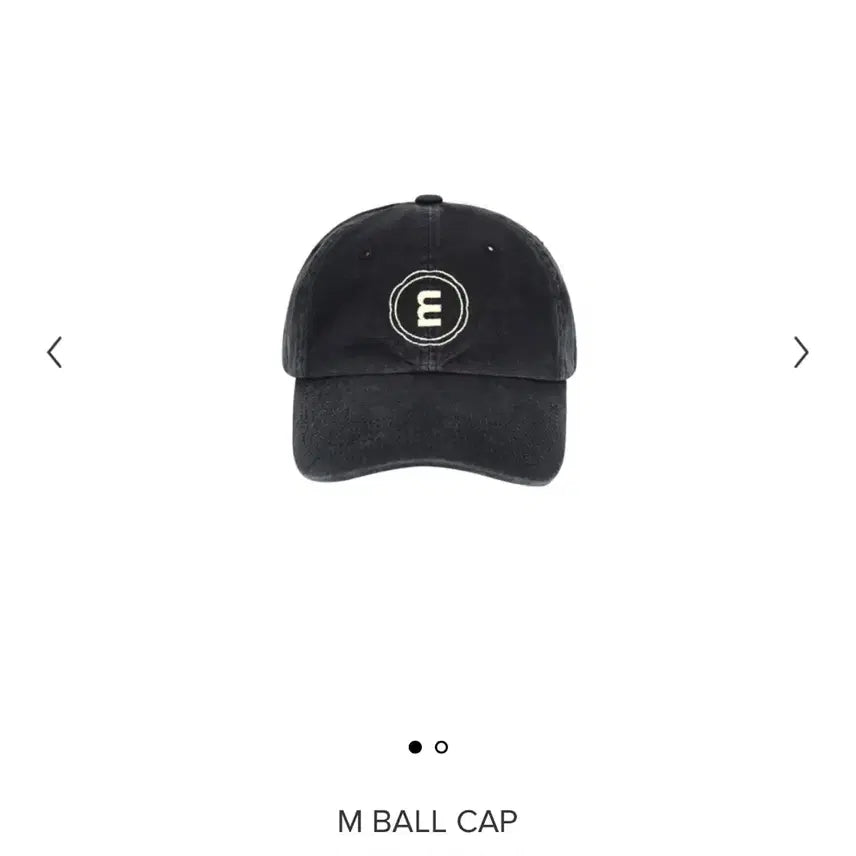 [BUNJANG] Minuitmuse Washed Black Ball Cap / 미닛뮤트 볼캡 워싱블랙