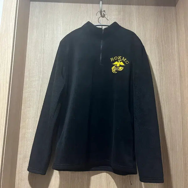 [BUNJANG] ROK Marine Corps Half-Zip Sweatshirt / 해병대 반집업