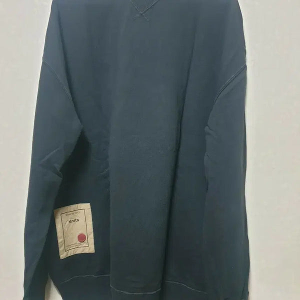 [BUNJANG] Ten C Garment Dyed Sweatshirt (Grey Smog) / 텐씨 (Ten C)백 패치 가먼트다이드 맨투맨(그레이 스모그색)(중고)