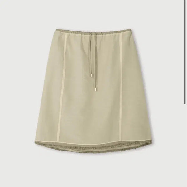[BUNJANG] Ethos Lace Hem String Skirt / 에토스 레이스 햄 스트링 스커트