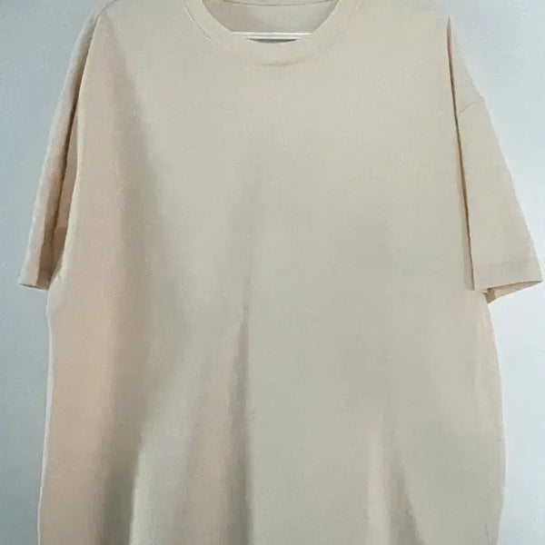 [BUNJANG] Document Short Sleeve T-Shirt Ivory / 도큐먼트 반팔 아이보리