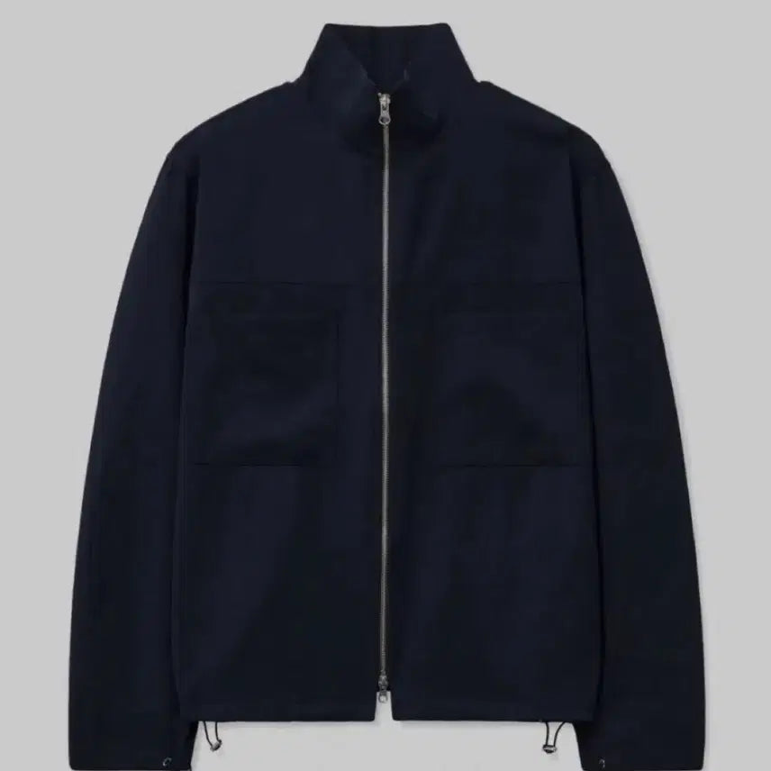 [BUNJANG] NOUN Shirring Zip-Up Jacket (Navy) / 노운 셔링 zip up 자켓 (navy) 1 사이즈