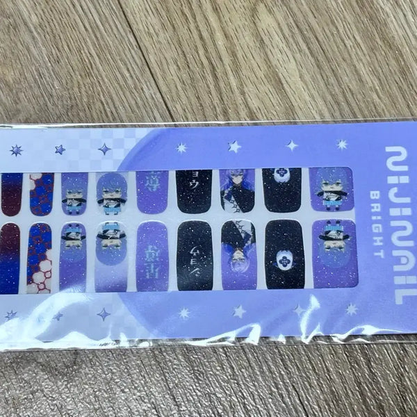 [BUNJANG] Nijisanji Hoshirube Nail Stickers / 니지산지 호시루베 네일 스티커