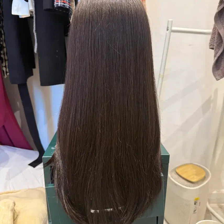 [BUNJANG] 100% Human Hair Long Wig / 인모100프로 긴머리 통가발 판매 / 검색어 박승철 하이모 공감모 가발나