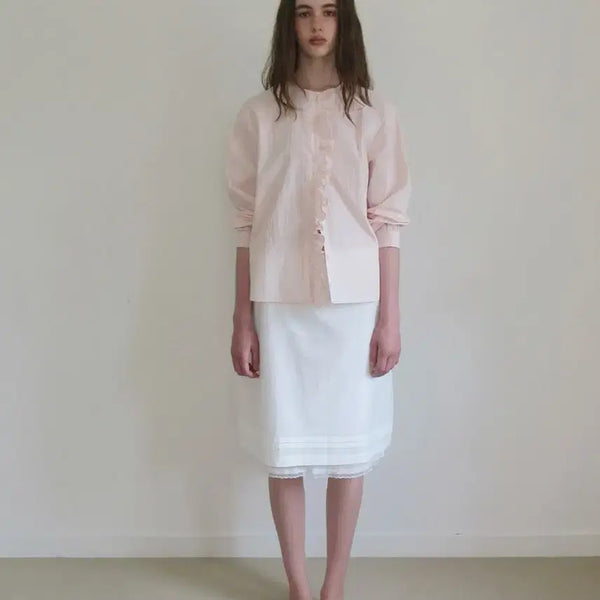 [BUNJANG] Smooth Mood Lisette Skirt Ivory M / 스무드무드 Lisette Skirt Ivory M