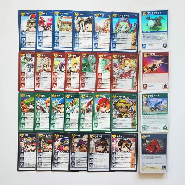 [BUNJANG] MapleStory ITC Trading Cards Bundle Set (173 Cards) / 대량)메이플스토리 itcg 트레이딩 카드 일괄 판매합니다.