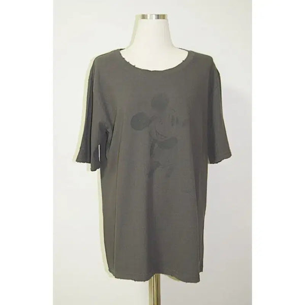 [BUNJANG] Mickey Mouse Vintage T-Shirt Charcoal / [새상품]미키마우스 빈티지 티/차콜