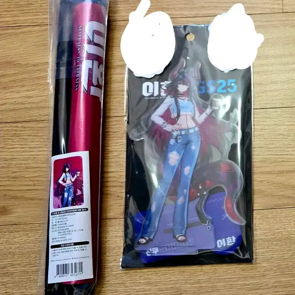 [BUNJANG] Lee Hwan GS25 Collaboration ShinKu Acrylic Stand & Tapestry Set / 이환 GS25 콜라보 신쿠 아크릴 스탠드 테피스트리 세트