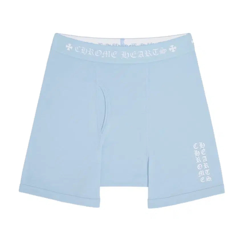 [BUNJANG] Chrome Hearts Classic Lip Boxer Briefs L Baby Blue (New) / 크롬하츠 팬티 클래식 립 복서 L 베이비 블루 (새상품)
