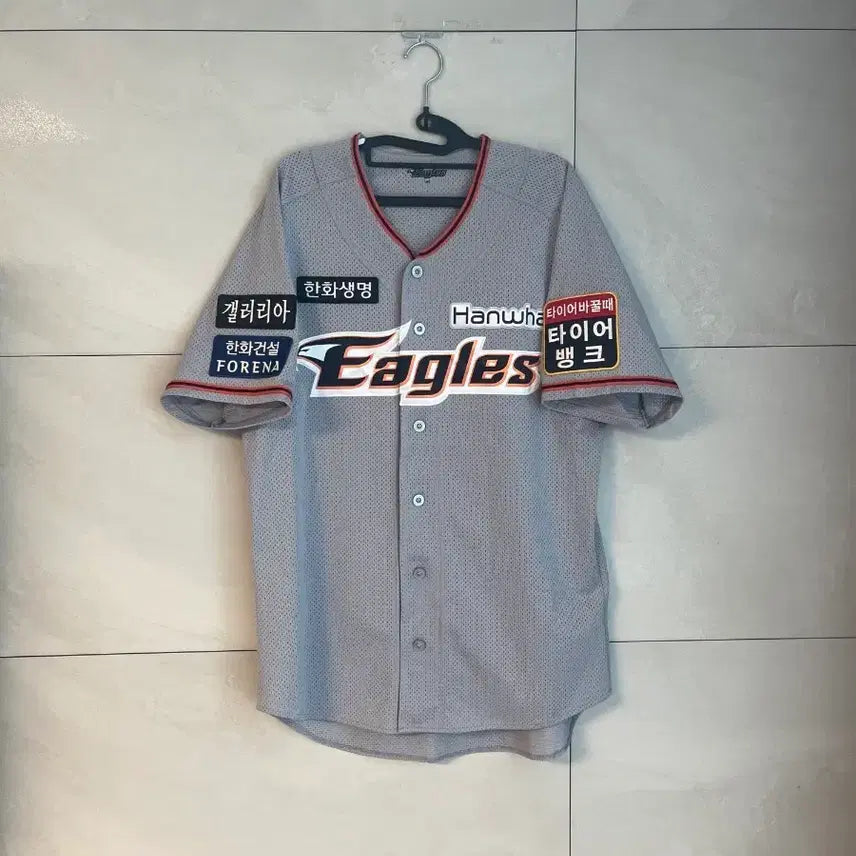 [BUNJANG] Hanwha Eagles Authentic Nomarking Home Baseball Jersey XL/105 / 한화이글스 어센틱 노마킹 홈 야구 유니폼 [XL/105]