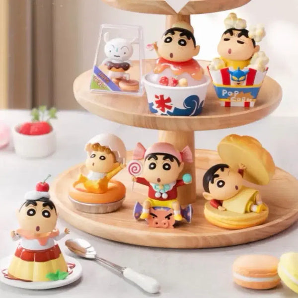 [BUNJANG] 52toys Crayon Shin-chan Dessert Time 7 Figure Set (Unsealed) / 짱구 52toys 디저트 타임 7종 세트 (개봉)