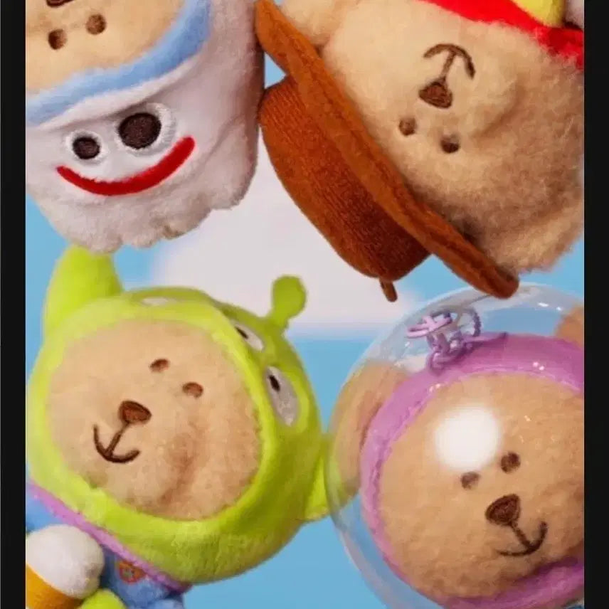[BUNJANG] Starbucks Toy Story Keyring Bundle (Woody/Alien/Buzz) / (2종/택포)스타벅스 토이스토리 키링 버즈우디 알린 토이 키체인
