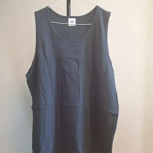 [BUNJANG] Men's Sleeveless Shirt Charcoal Grey 2XL / (새상품)챠콜 남성 민소매 2XL