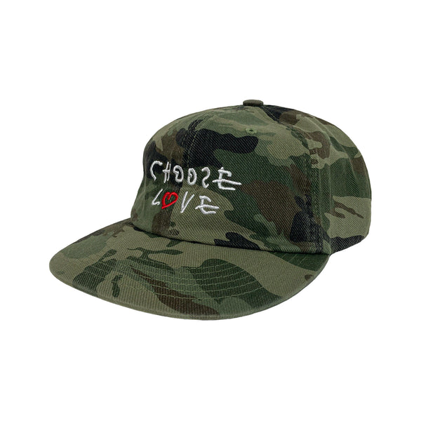 [BUNJANG] Bluelulu Camo Choose Love Cap / 블룰루 카모 볼캡 모자 CHOOSE LOVE CAP (camo)