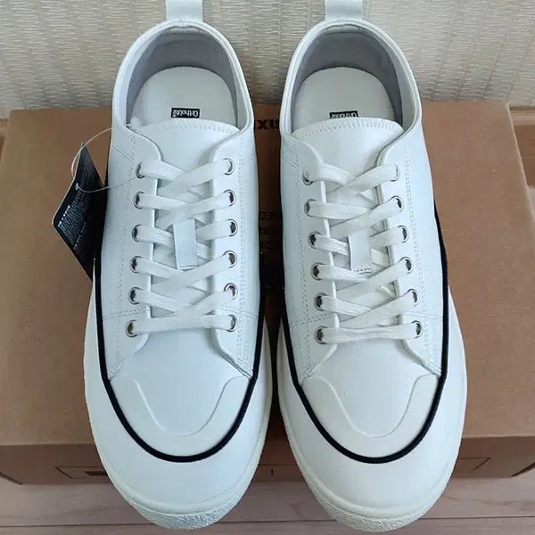 [BUNJANG] Sixfit Men's Leather Sneakers (Size 260) - Height Increasing Shoes / 가죽 스니커즈260 식스핏 남자 운동화 신발 키높이 새상품