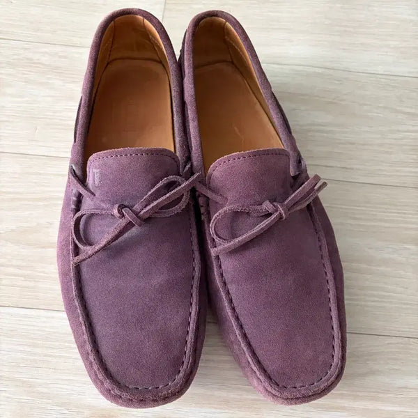 [BUNJANG] Tod's Suede Purple Driving Loafers (UK 8.5) / 토즈 드라이빙 퍼플
