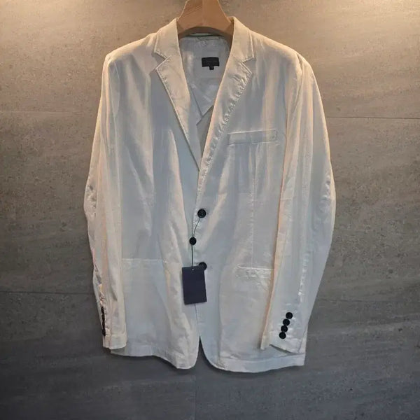 [BUNJANG] Saint Paul White Linen Jacket XXL / Saint Paul. 화이트 린넨 자켓.