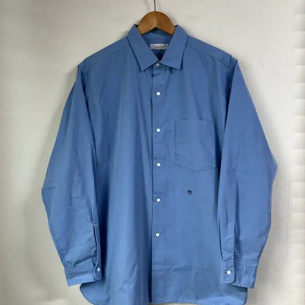 [BUNJANG] nanamica Regular Collar Wind Shirt / (M)나나미카 레귤러 카라 윈드셔츠 삭스