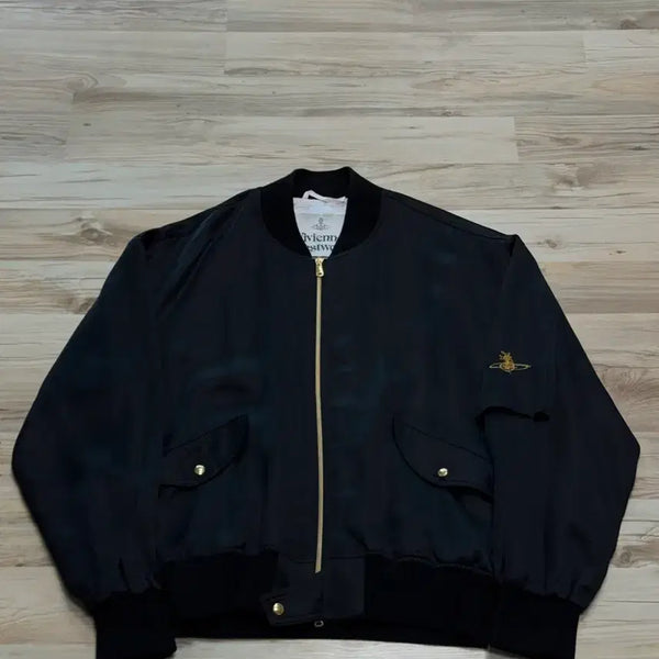 [BUNJANG] Vivienne Westwood Bernardo Bomber Jacket Black S / [S] 비비안 웨스트우드 버나도 봄버 자켓 블랙