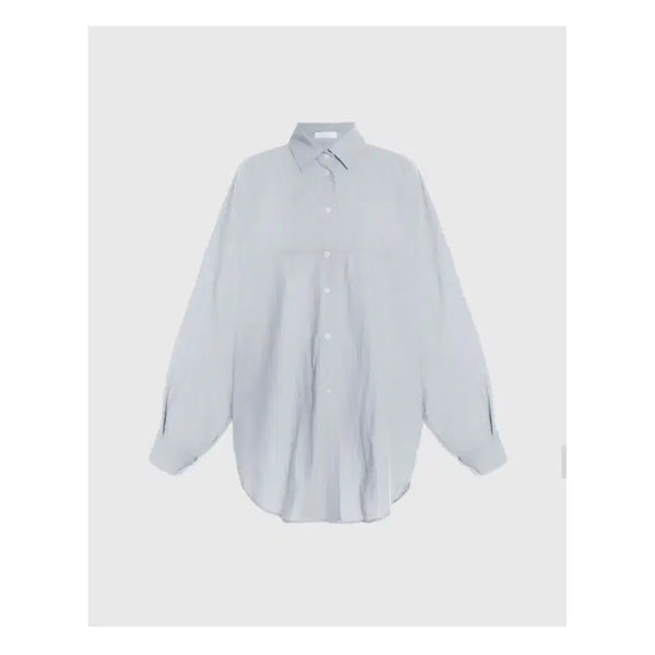 [BUNJANG] 45th Street Oversized Shirt - Light Blue, One Size / 45번가 오버핏 셔츠 -소라,프리