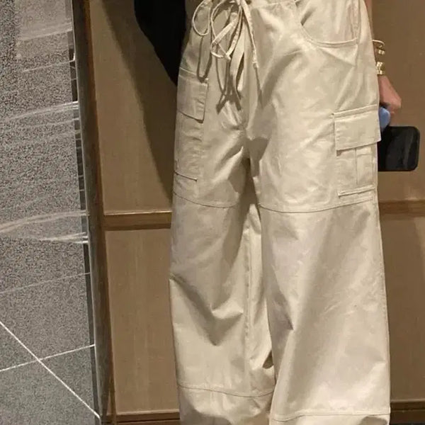 [BUNJANG] Outfit Niu Pants Beige / 아웃핏 니와팬츠 베이지