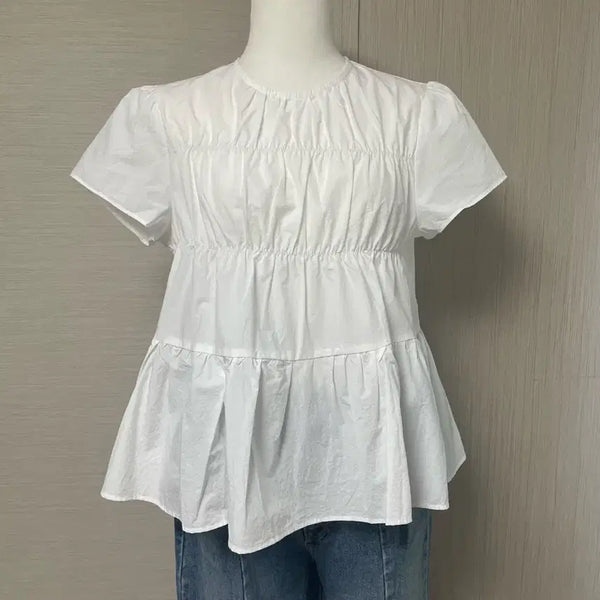 [BUNJANG] Flared Blouse / [새상품] 바스락 플레어 블라우스