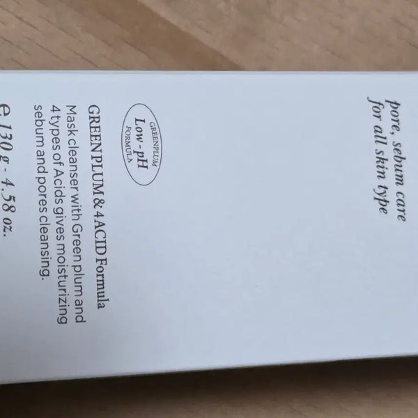 [BUNJANG] CKD Green Plum AHA BHA Sebum Zero Pack Soap Cleanser / [미사용] 종근당건강 CKD 그린플럼 AHA BHA 피지제로 팩솝 클렌저