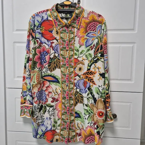 [BUNJANG] Etro Floral Pattern Blouse / 에트로 블라우스