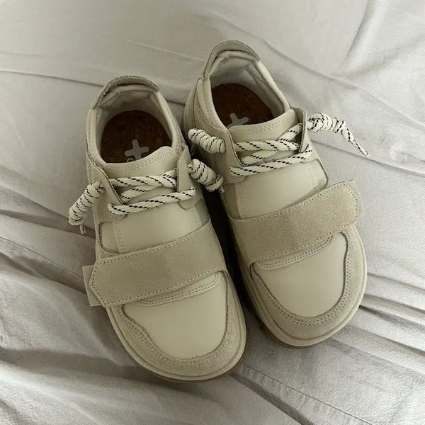 [BUNJANG] Otsu Sneakers Beige 240 / 미착화 새상품) 오찌 스니커즈 베이지 240