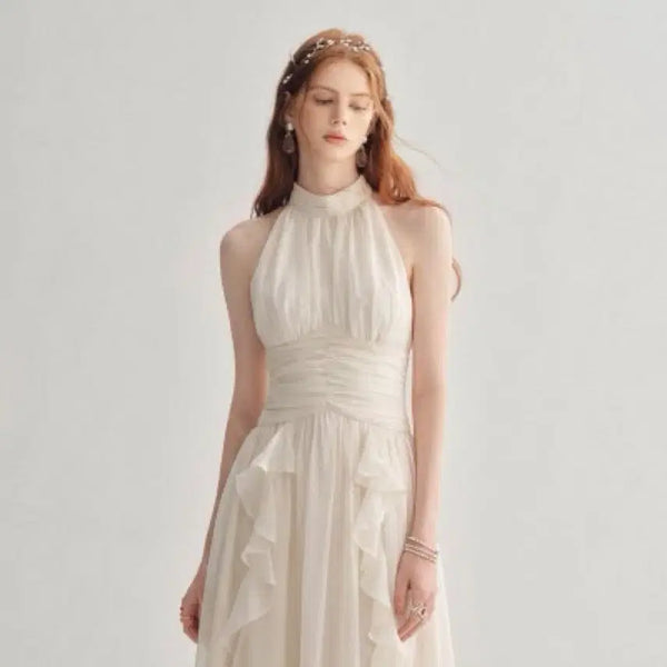 [BUNJANG] Sinsden Timeless Halterneck Dress / 신스덴 타임리스 홀터넥 원피스