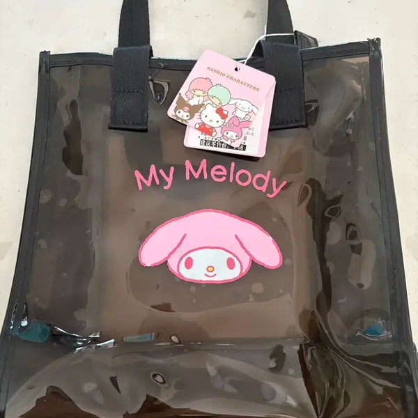 [BUNJANG] My Melody Clear Tote Bag / 마이멜로디 투명 토트백