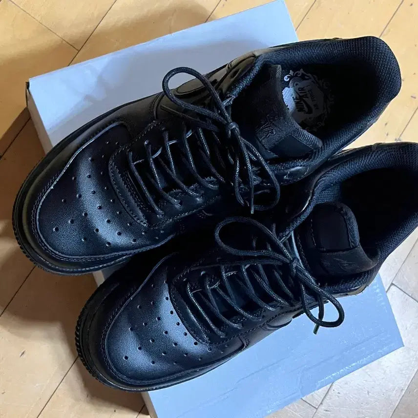 [BUNJANG] Nike Air Force 1 All Black Women's Size 245 / 나이키 에어포스 올블랙 우먼스 245