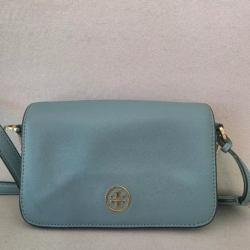 [BUNJANG] Tory Burch Robinson Satchel Bag Light Blue / 토리버치 로빈슨 사첼백 라이트블루