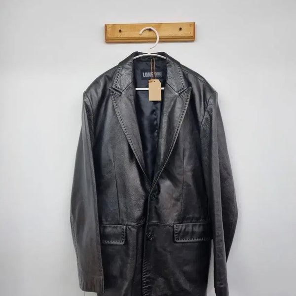[BUNJANG] LONE J.JSOM Jun.J Genuine Leather Jacket / LONE 정욱준 준지 가죽자켓
