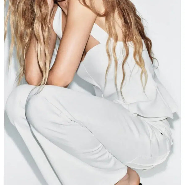 [BUNJANG] ZARA Cream White Heeled Sandals / 자라  크림화이트 힐샌들