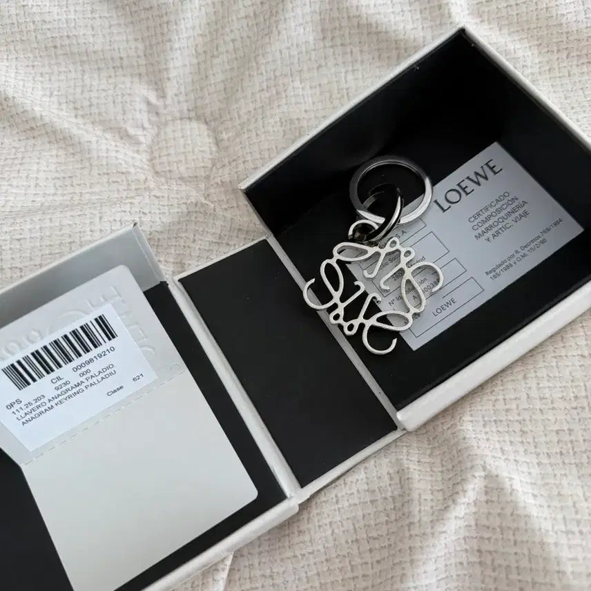 [BUNJANG] Loewe Anagram Keychain Silver / 로에베 아나그램 키링