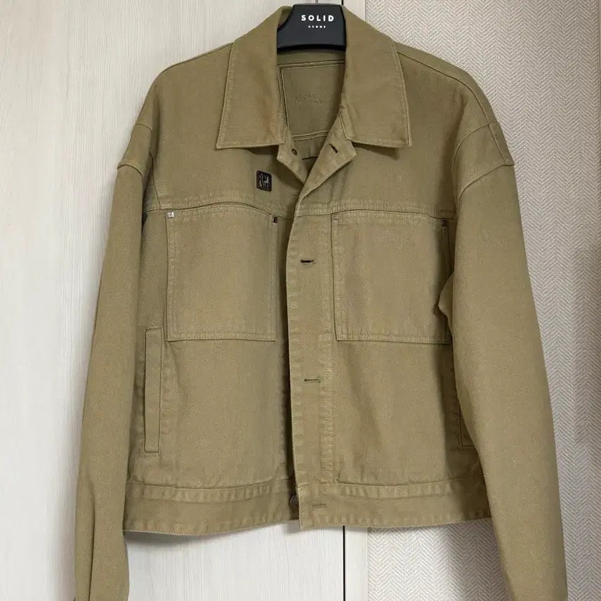 [BUNJANG] Wooyoungmi 22FW Cropped Jacket Beige / (50) 22fw 우영미 코튼 크롭 자켓 베이지