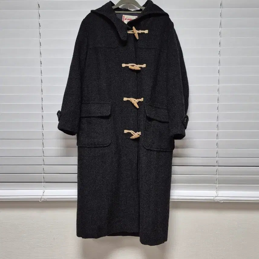 [BUNJANG]  McGregor Men's 100% Wool Topcoat Dark Grey (Size M) / [맥그리거] 남성 울 더풀코트 판매합니다(사이즈: M/색상: 다크그레이)