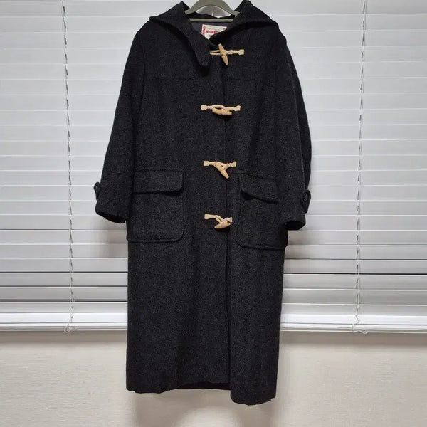 [BUNJANG]  McGregor Men's 100% Wool Topcoat Dark Grey (Size M) / [맥그리거] 남성 울 더풀코트 판매합니다(사이즈: M/색상: 다크그레이)