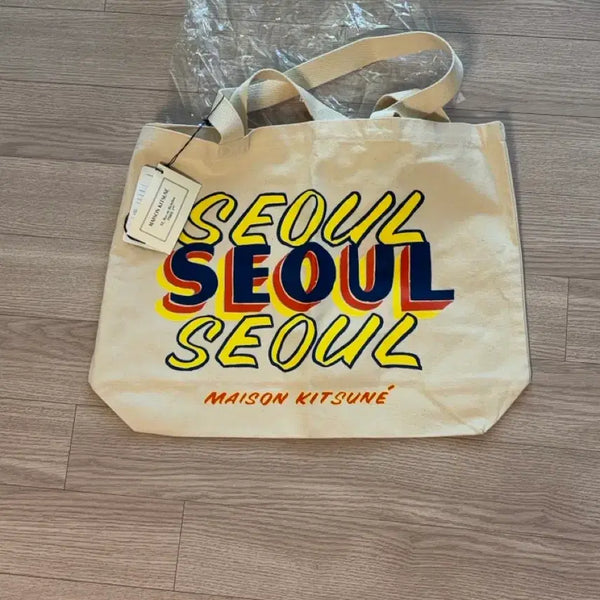 [BUNJANG] Maison Kitsuné Eco Bag / 새상품)메종키츠네 에코백 비이커구매