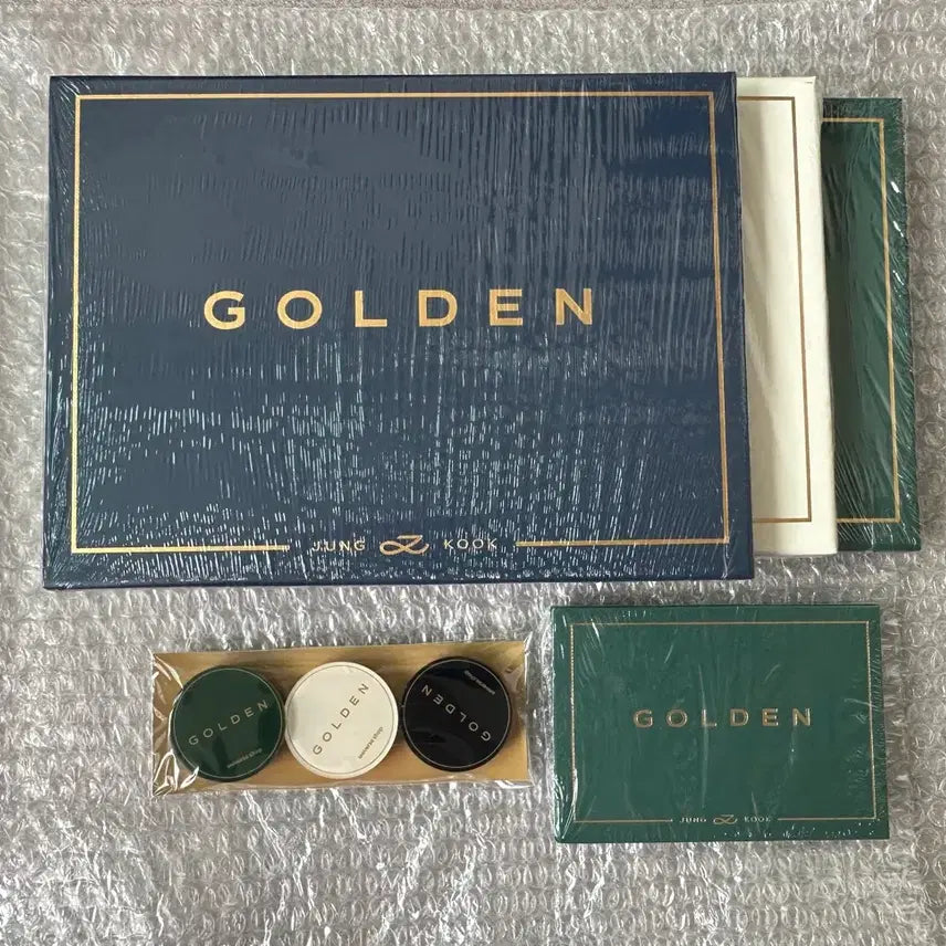 [BUNJANG] BTS Jungkook Solo Album GOLDEN Logo Smart Talk Set / BTS 정국 솔로 앨범 골든 'GOLDEN'