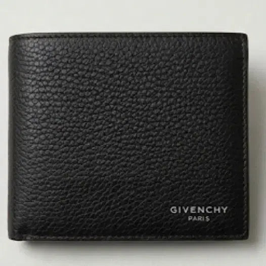 [BUNJANG] Givenchy Logo Pebble Leather Bifold Wallet Black / (네고가능)지방시 로고 페블 레더 반지갑 블랙(새상품)