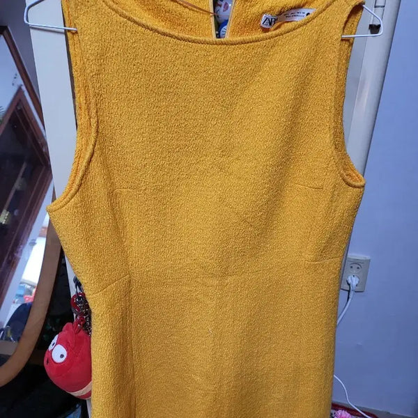 [BUNJANG] Zara Sleeveless Dress Mustard / ZARA 민소매 원피스 머스타드