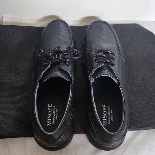 [BUNJANG] MISOFE Premium Leather Men's Comfort Boat Shoes / (새상품) 미소페 정품 최고급가죽 남성 컴포트 보트 슈즈